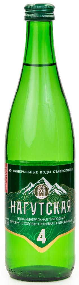 Вода минеральная природная газированная «Нагутская-4» | Минеральные воды Ставрополья