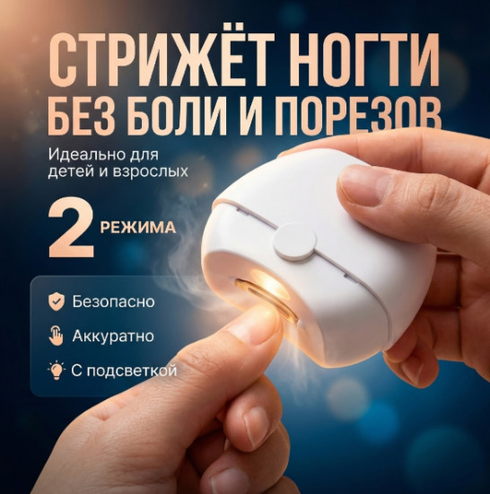 Машинка для стрижки и полировки ногтей