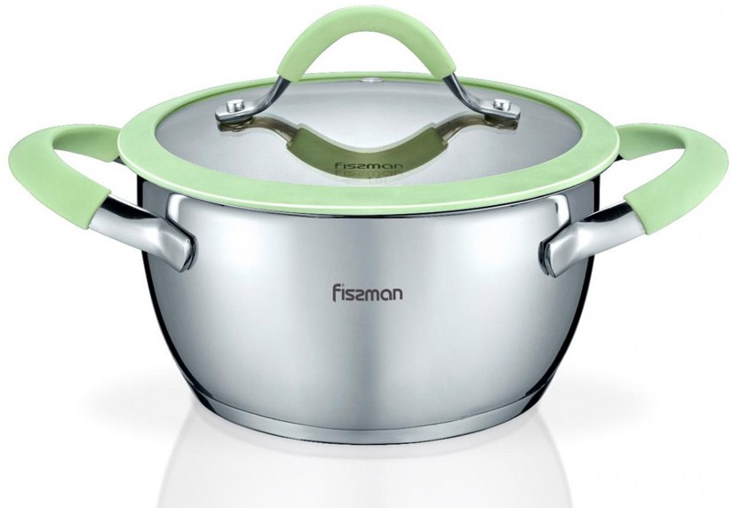 Кастрюля «Viva» (1,6 л) со стеклянной крышкой | Viva | Fissman