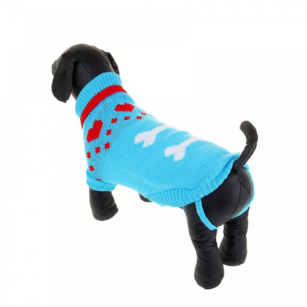 Свитер голубой, размер 10 | Пижон