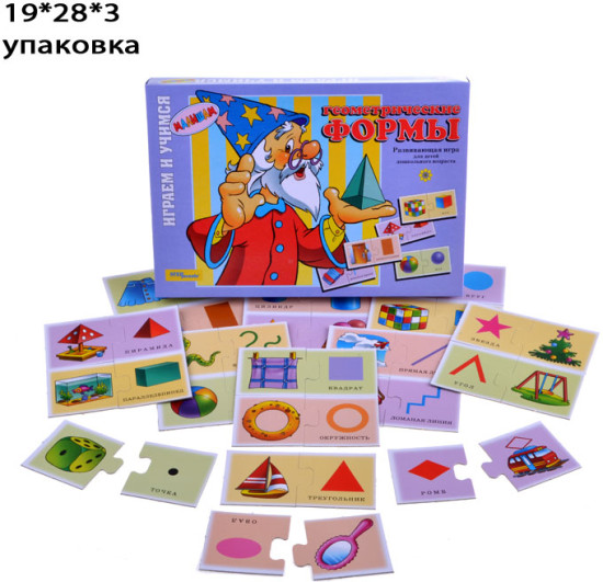 Игра настольная «Геометрические формы»