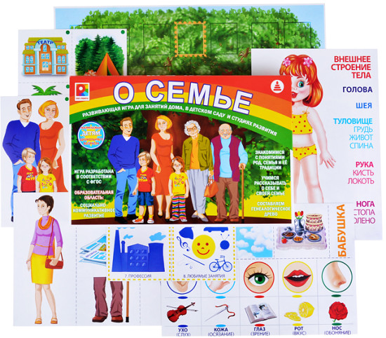 Игра настольная «О семье»