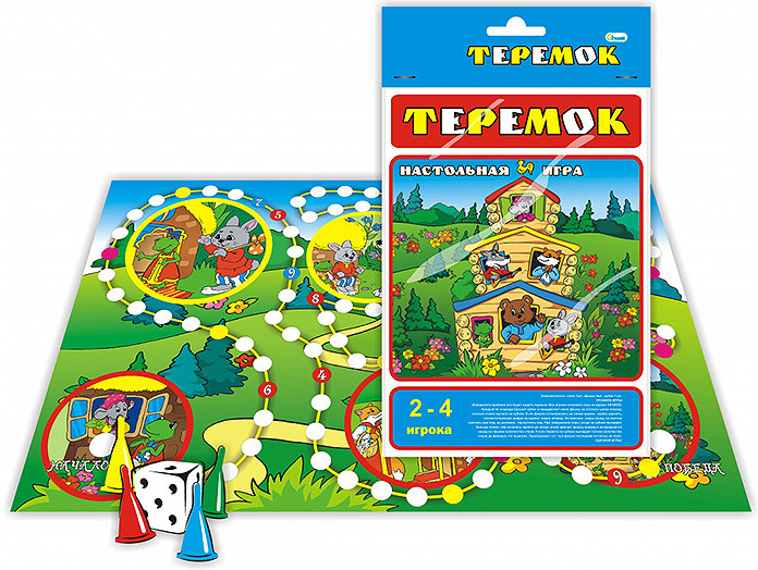 Игра настольная-ходилка «Теремок» | Гелий