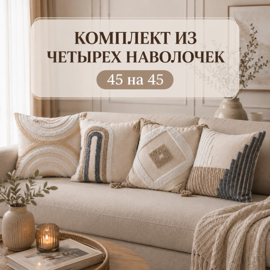 Набор декоративных наволочек