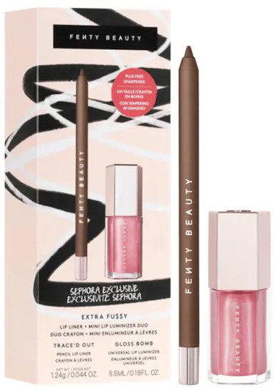 Набор продуктов для губ «Extra Fussy Lip Liner + Mini Lip Luminizer Duo»