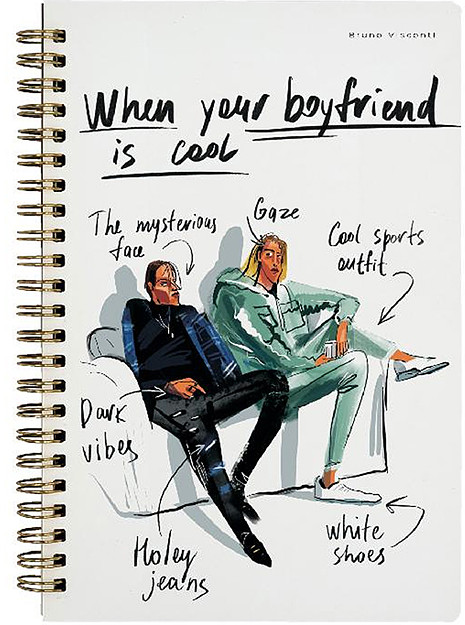Тетрадь «When your boyfriend is...» | Bruno Visconti