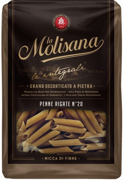 Паста цельнозерновая «Пенне Ригате. Penne Rigate № 20» | La Molisana