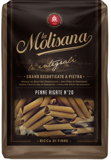 Паста цельнозерновая «Пенне Ригате. Penne Rigate № 20»