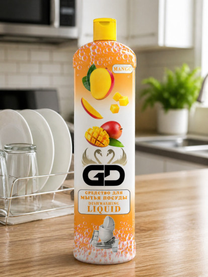 Средство для мытья посуды GD 900 мл MANGO