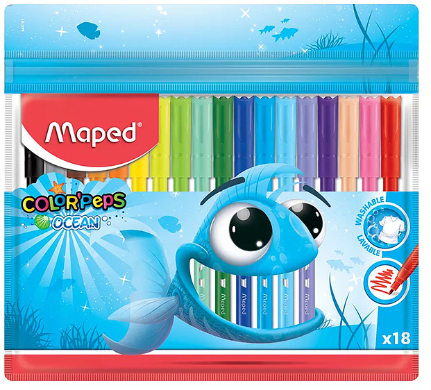 Набор фломастеров «Color'peps ocean» | Maped