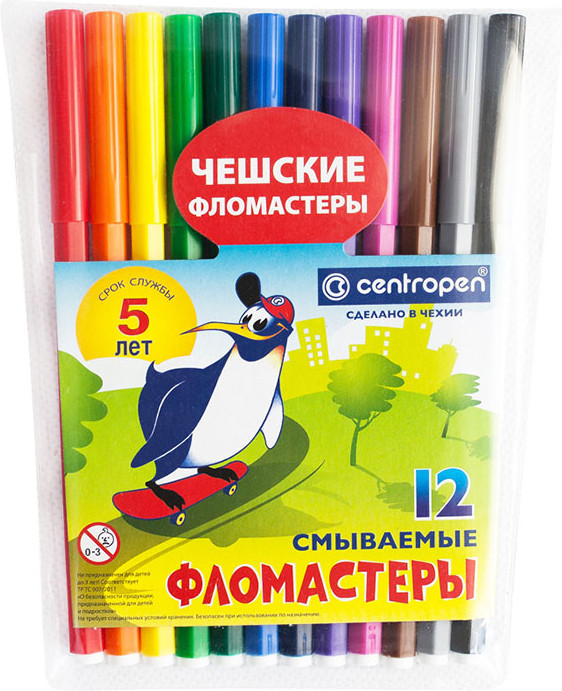 Набор фломастеров «Пингвины» | Centropen
