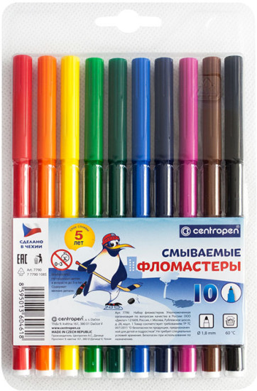 Набор фломастеров «Centropen»