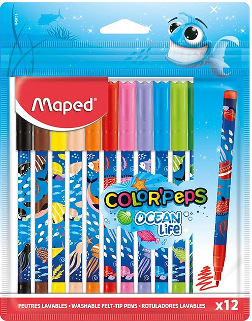 Набор фломастеров «Color'peps ocean life» | Maped