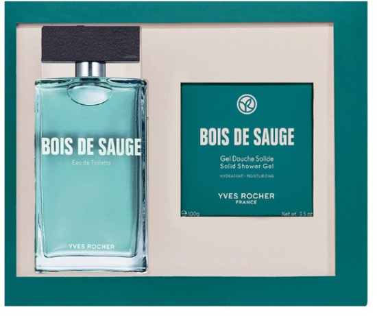 Набор Bois de Sauge (Туалетная Вода Bois de Sauge — 100 мл, Твердый Гель для Душа Bois de Sauge, 100 г)