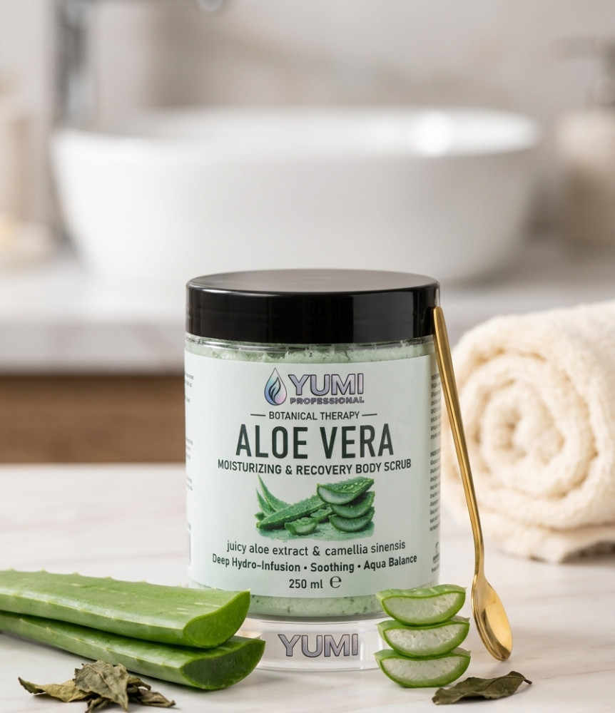 Aloe Vera Body Scrub | Yumi Professional