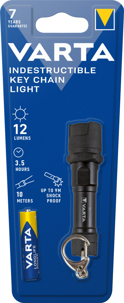 Фонарь Indestructible Led Key Chain 1AAA (16701) | Varta