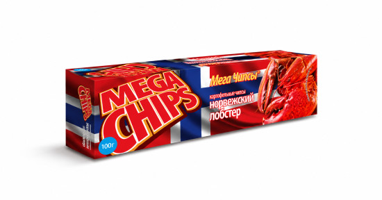 Мегачипсы картофельные «Лобстер»