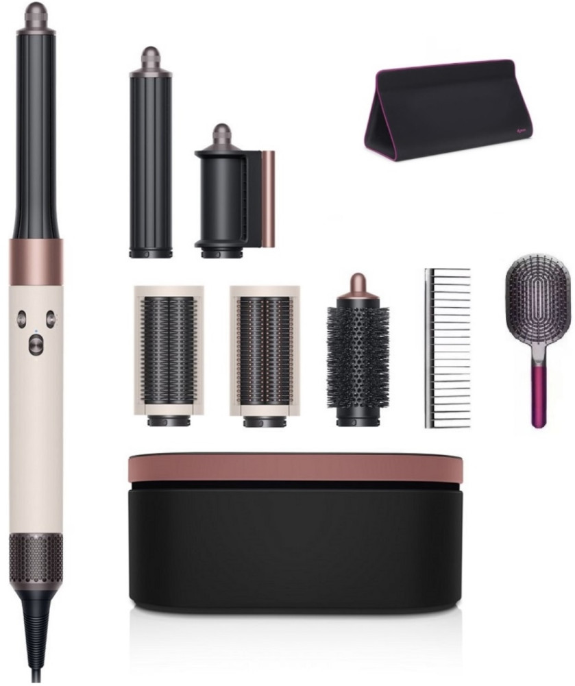 Airwrap HS05 Long с дорожным чехлом и расческами стайлер розовый, золотой | Dyson
