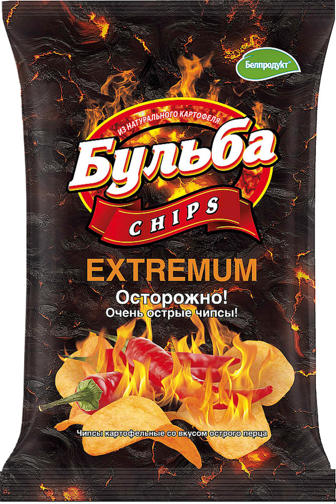 Чипсы из натурального картофеля «Тайский перец» | Бульба Chips