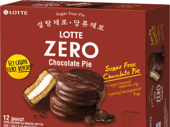 Бисквитное пироженое Choco Pie Zero | Рахат
