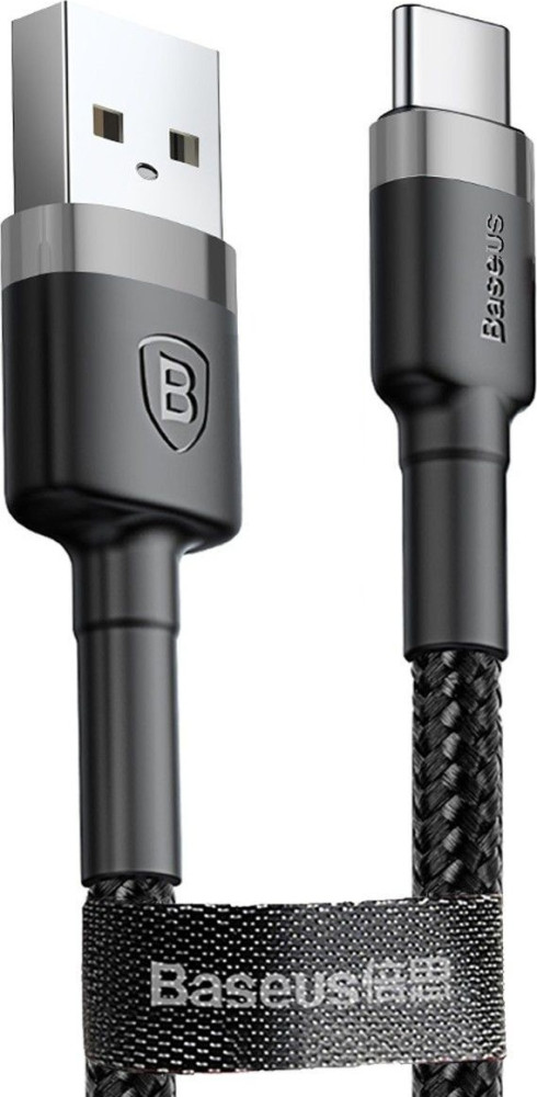 Кабель Baseus Cafule CATKLF-BG1 Type-C 3A 1м Черный | Baseus