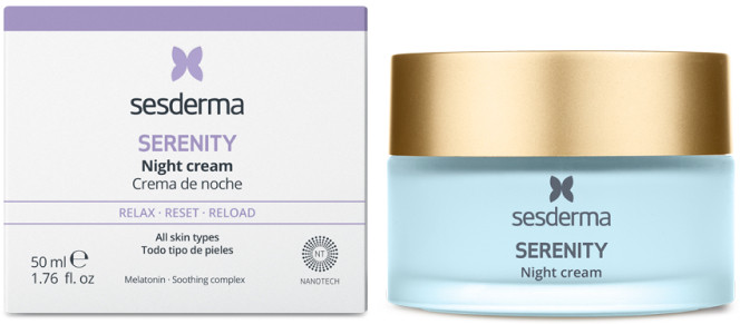 Ночной крем Serenity Night для лица восстанавливающий, антивозрастной, ночной крем | Sesderma