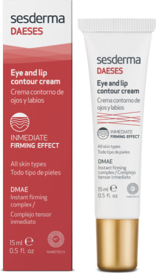 Крем DAESES Eye-Lips Contour Cream подтягивающий для кожи вокруг глаз и губ с эффектом мгновенного лифтинга от морщин | Sesderma