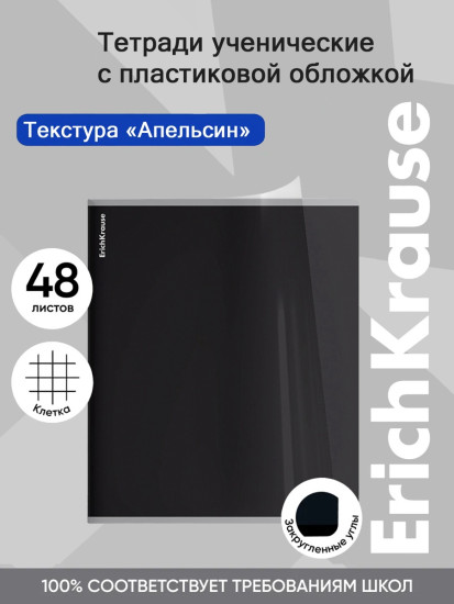 Тетрадь общая ученическая с пластиковой обложкой «Stormy»