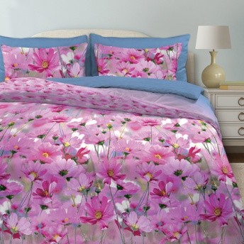 Комплект постельного белья «Скарлет» (арт. 11110, 1,5-спальный, поплин, 2 наволочки 70х70) | Любимый дом