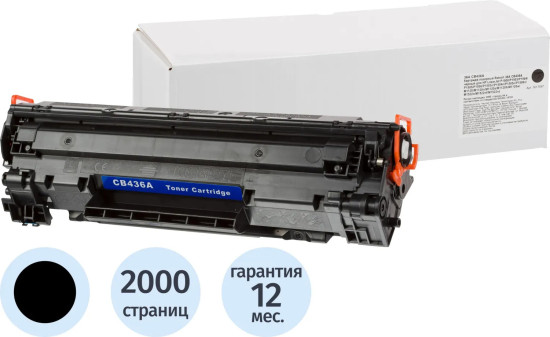 Картридж лазерный Retech 36A CB436A