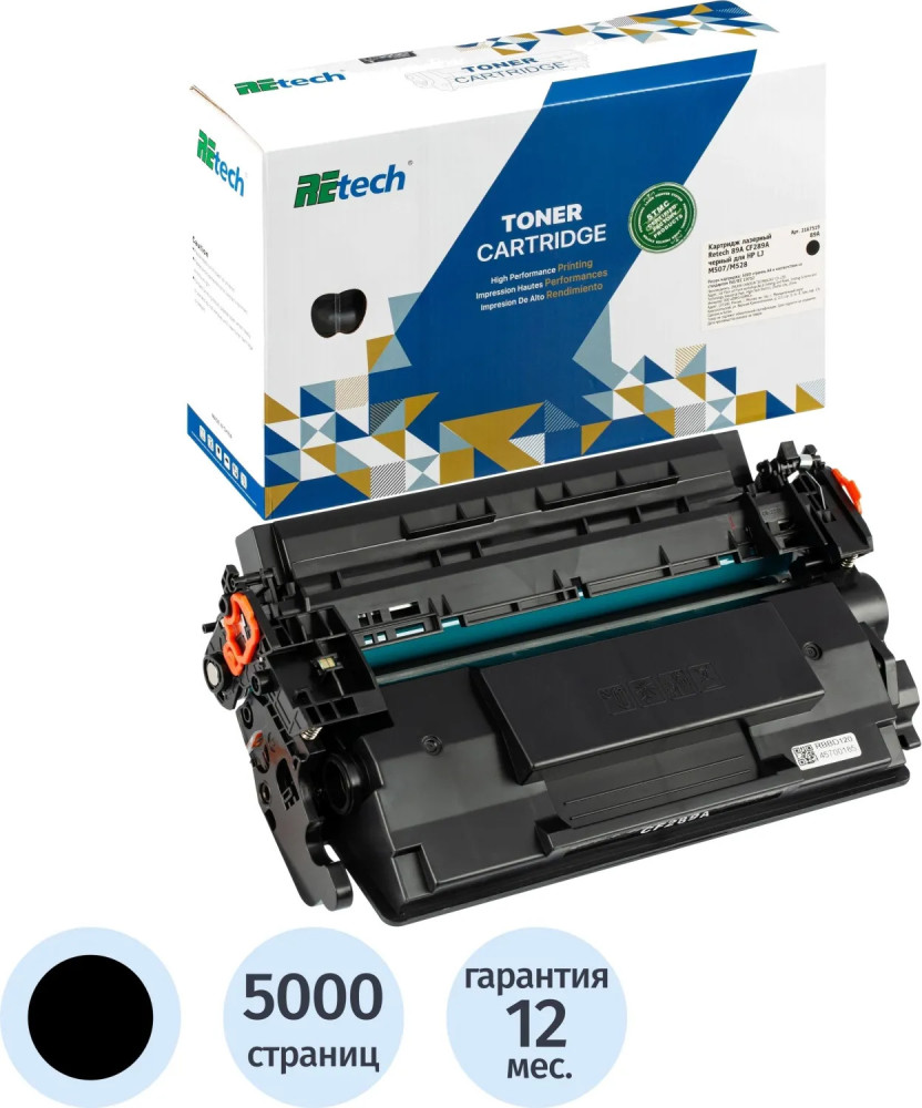 Картридж лазерный Retech 89A CF289A | Retech