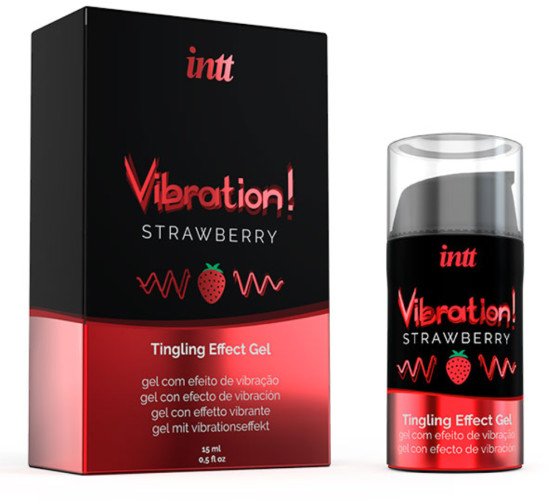 Жидкий вибратор «Vibration strawberry»