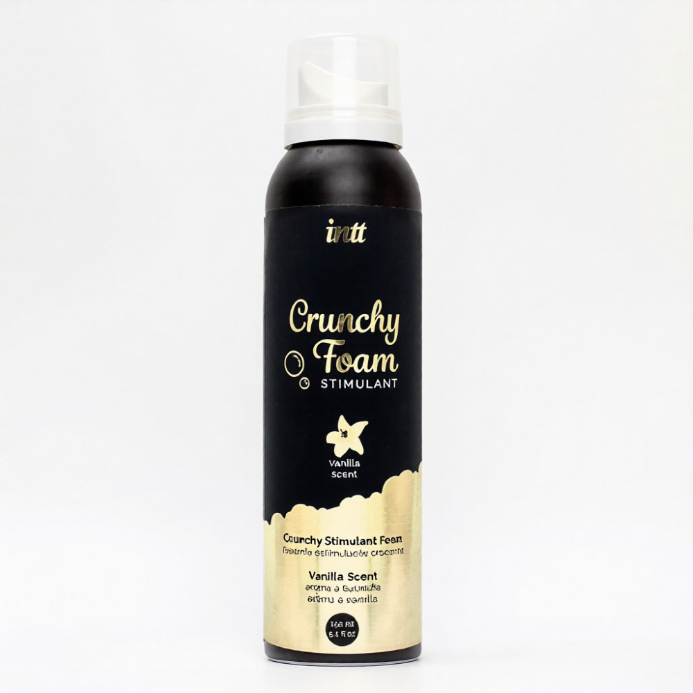 Массажное масло пенка с ароматом ванили «Crunchy foam vanilla» | Intt Cosmetics