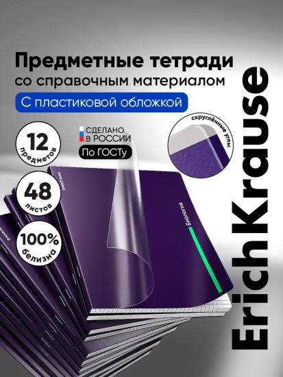 Комплект тетрадей общих ученических «Индиго»