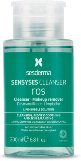 Лосьон Sensyses Cleanser Ros для снятия макияжа липосомальный тоник, очищающая мицеллярная вода для лица и глаз от купероза, покраснений и розацеа | Sesderma