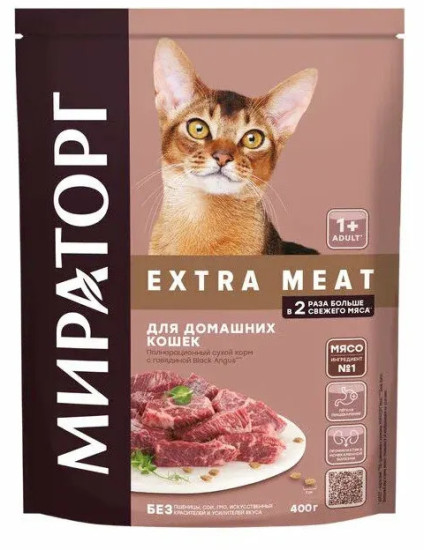 Сухой корм для кошек Black Angus с говядиной