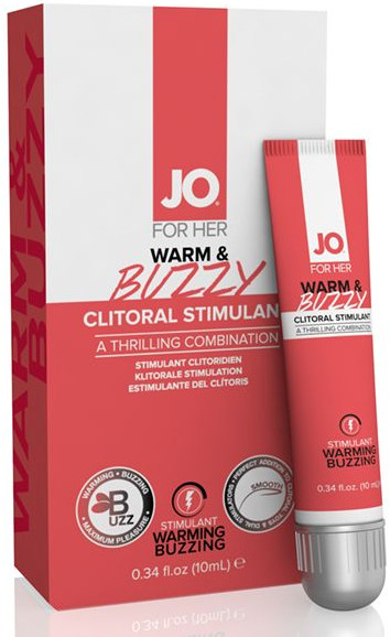 Гель для стимуляции клитора Warm & Buzzy с эффектом покалывания | System JO