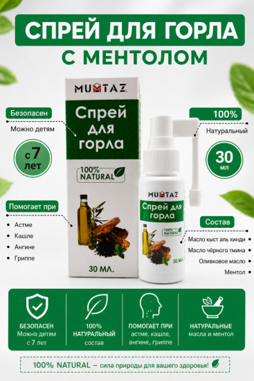 Спрей для горла .