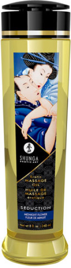 Массажное масло с ароматом «Ночной цветок. Massage Oil» | Shunga