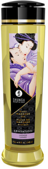 Массажное масло с ароматом «Чувственная лаванда. Massage Oil» | Shunga