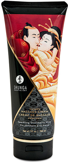 Массажное масло-крем с ароматом «Белое вино. Massage Cream» | Shunga