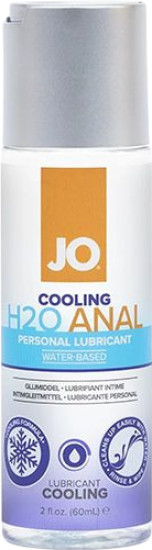 Анальная смазка на водной основе с охлаждающим эффектом «Anal H2O Lubricant Cool» | System JO