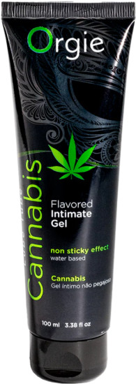 Лубрикант с экстрактом каннабиса «Lube tube cannabis»