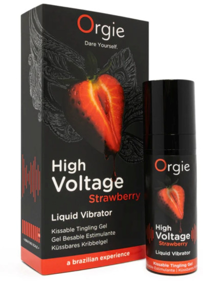 Жидкий вибратор «High Voltage Strawberry»