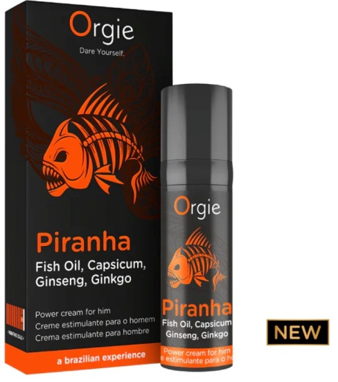 Стимулирующий крем для мужчин «Piranha power cream»