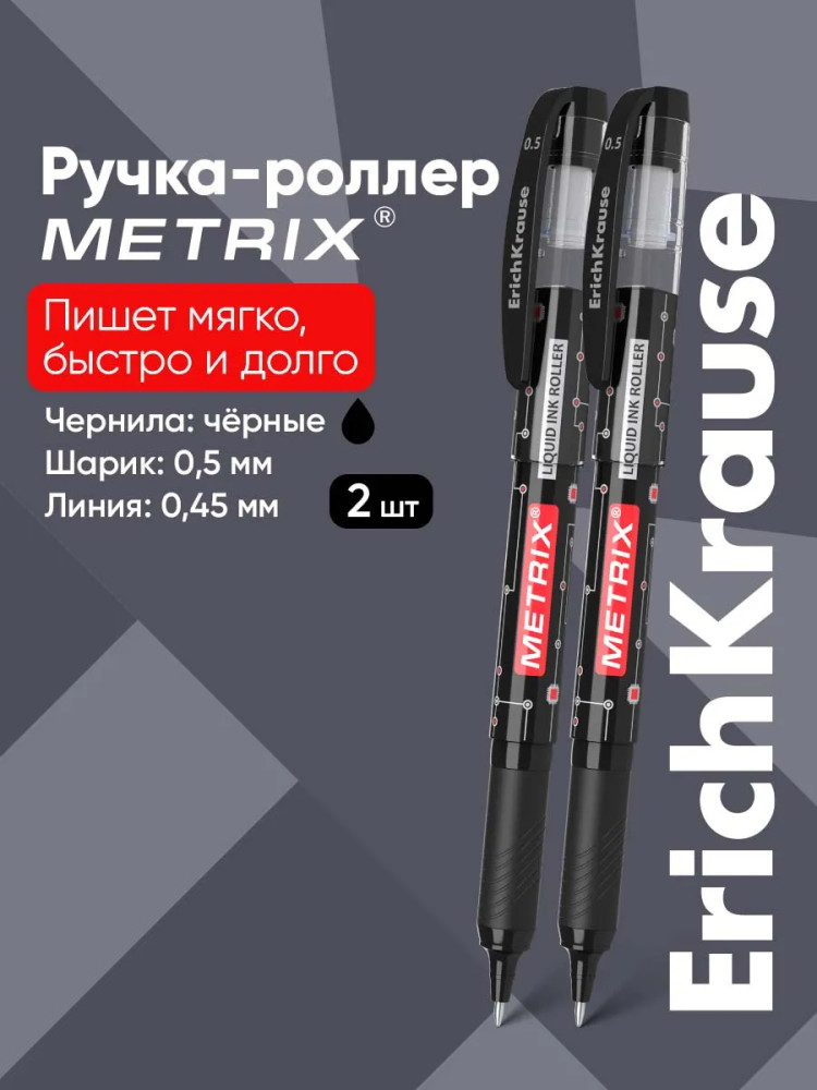 Набор ручек-роллеров | Metrix | Erich Krause