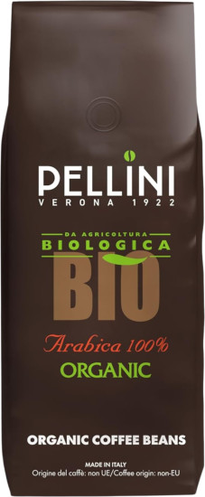 Pellini Bio — Органический Кофе для Эспрессо в Зернах — Пеллини — 500 г.