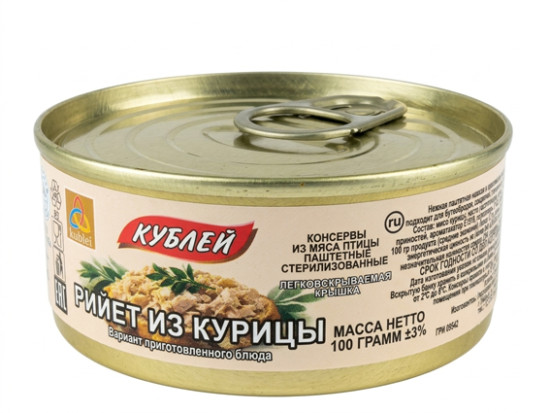 Рийет из курицы