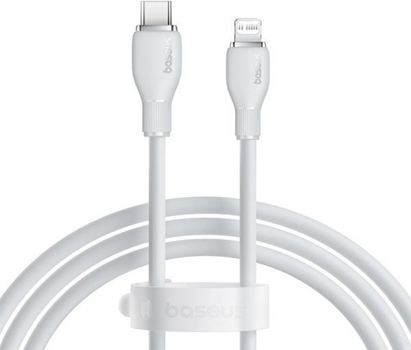 Кабель Pudding Series P10355701221-00 Type-C-Lightning PD 20W 1,2м, Белый | Baseus