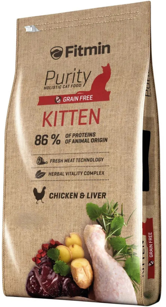 Беззерновой сухой корм для котят Cat Purity Kitten | Fitmin